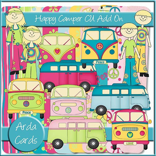 Happy Campers CU Add On - The Printable Craft Shop