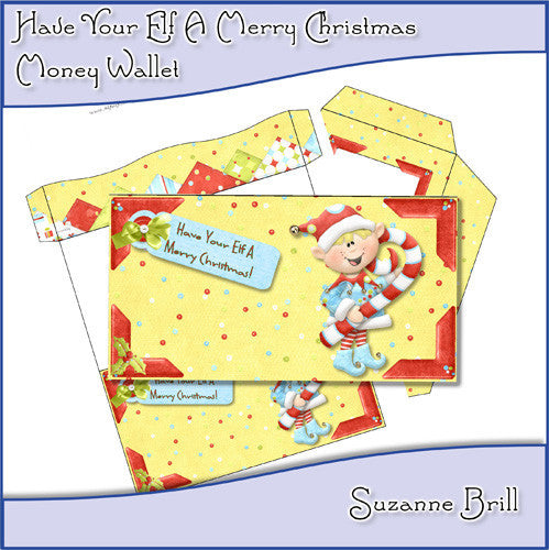 Have Your Elf A Merry Christmas Money Wallet - The Printable Craft Shop