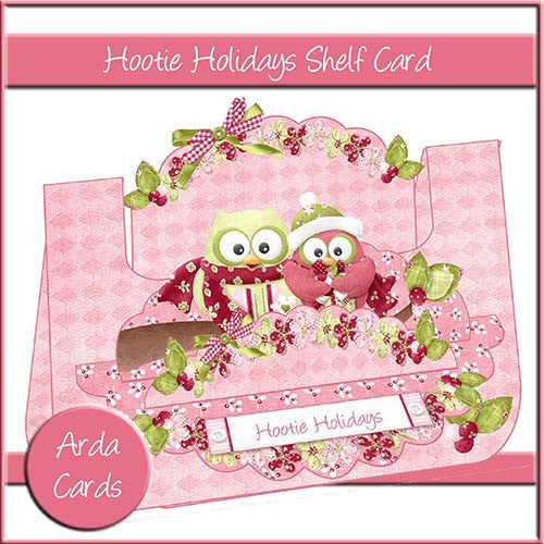 Hootie Holidays Shelf Card - The Printable Craft Shop