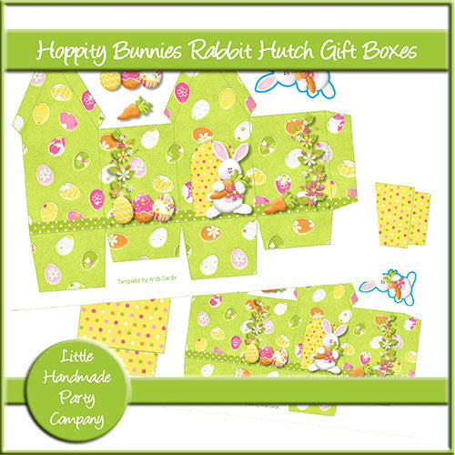 Hoppity Bunnies Rabbit Hutch Boxes - The Printable Craft Shop