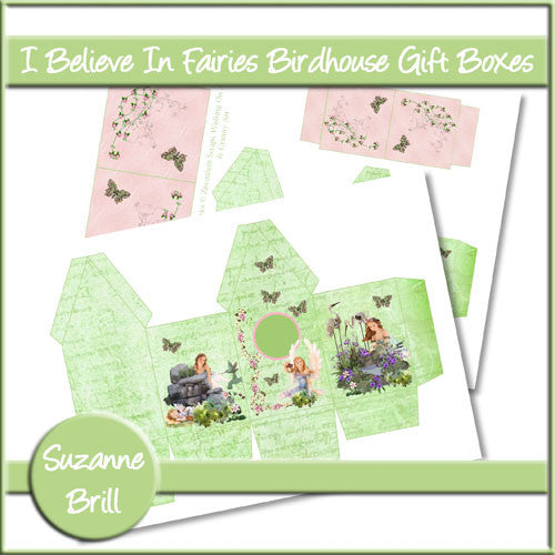 I Believe In Fairies Birdhouse Gift Boxes - The Printable Craft Shop