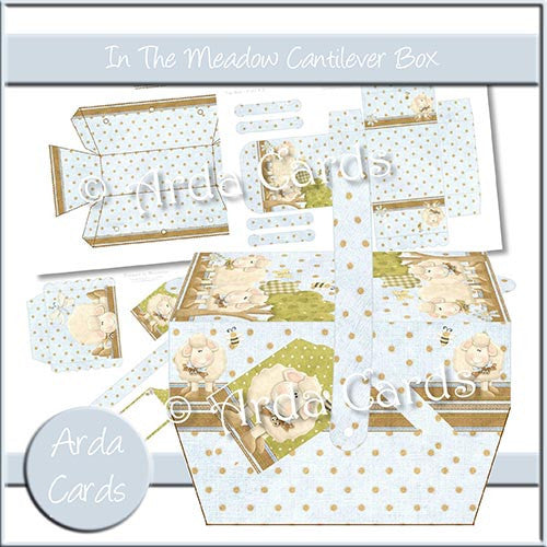In The Meadow Cantilever Box - The Printable Craft Shop - 1