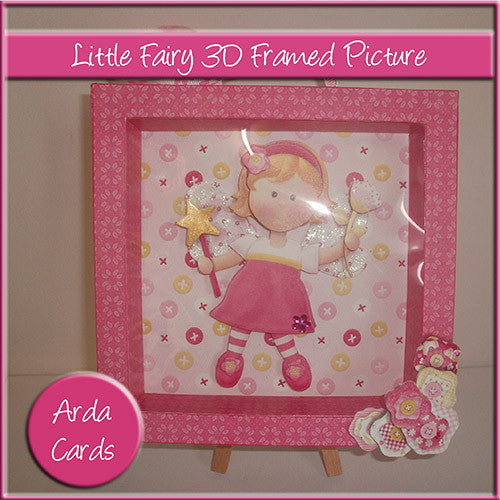 Little Fairy 3D Framed Picture - The Printable Craft Shop