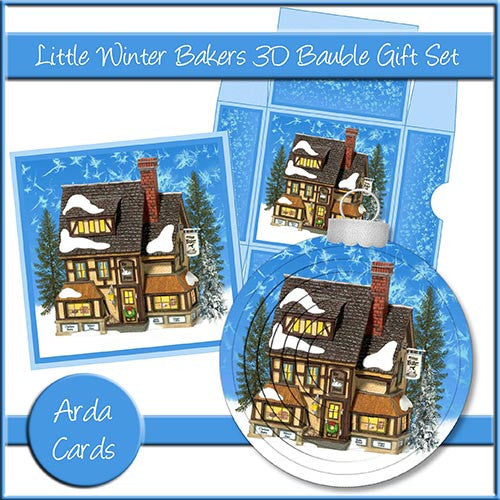 Little Winter Bakers 3D Bauble Gift Set - The Printable Craft Shop
