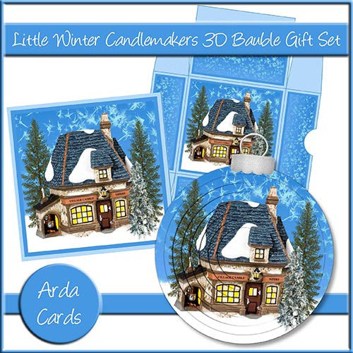 Little Winter Candlemakers 3D Bauble Gift Set - The Printable Craft Shop