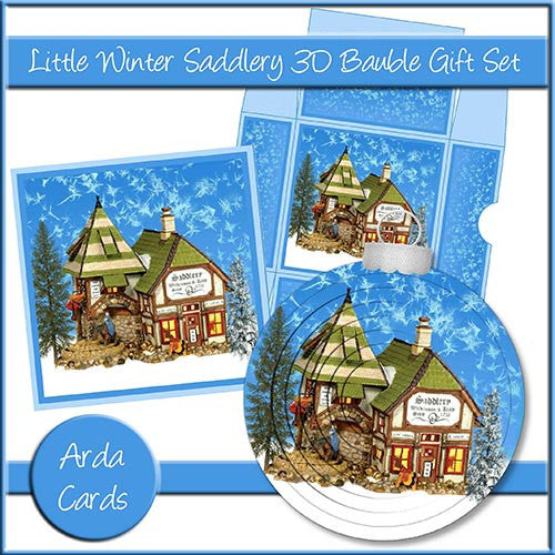 Little Winter Saddlery 3D Bauble Gift Set - The Printable Craft Shop