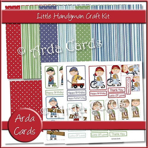 Little Handyman Craft Kit - The Printable Craft Shop