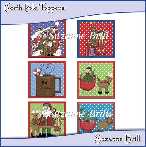 North Pole Toppers - The Printable Craft Shop