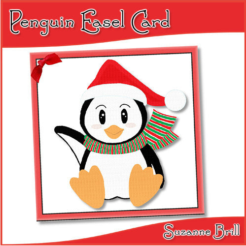 Penguin Easel Card - The Printable Craft Shop