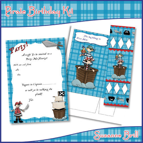 Pirates Mini Party Set - The Printable Craft Shop