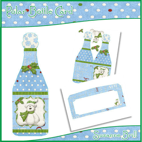 Polar Bottle Card - The Printable Craft Shop