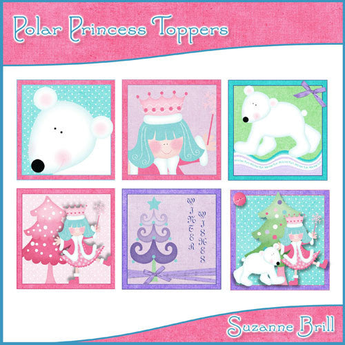 Polar Princess Toppers - The Printable Craft Shop