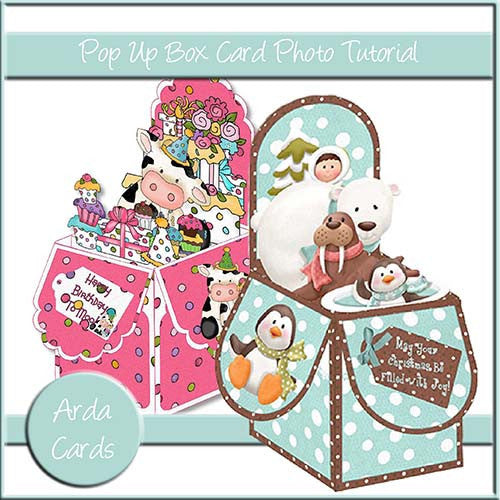 Pop Up Box Card Photo Tutorial - The Printable Craft Shop