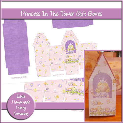Princess In The Tower Gift Boxes - The Printable Craft Shop
