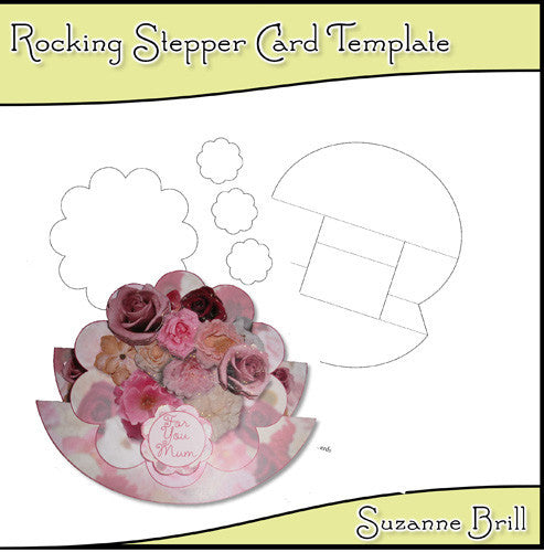 Rocking Stepper Card Template - The Printable Craft Shop