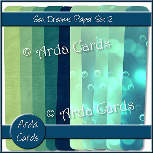 Sea Dreams Papers Set 2 - The Printable Craft Shop