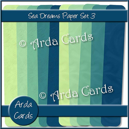 Sea Dreams Papers Set 3 - The Printable Craft Shop