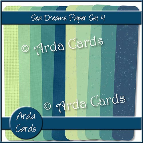 Sea Dreams Papers Set 4 - The Printable Craft Shop
