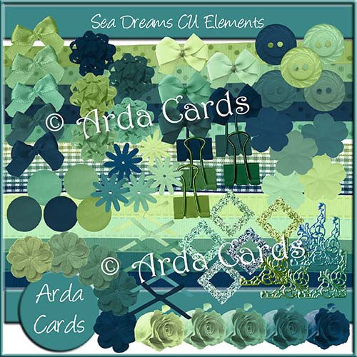 Sea Dreams CU Elements - The Printable Craft Shop