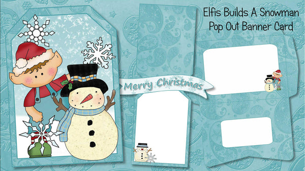 Christmas Pop Out Banner Card Bundle - The Printable Craft Shop - 2