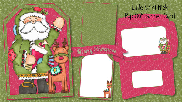 Christmas Pop Out Banner Card Bundle - The Printable Craft Shop - 4