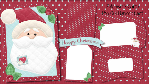 Christmas Pop Out Banner Card Bundle - The Printable Craft Shop - 5