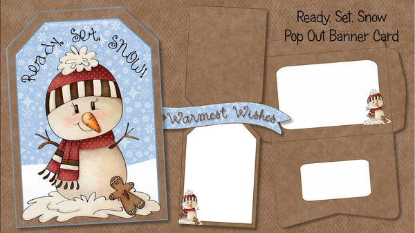Christmas Pop Out Banner Card Bundle - The Printable Craft Shop - 7