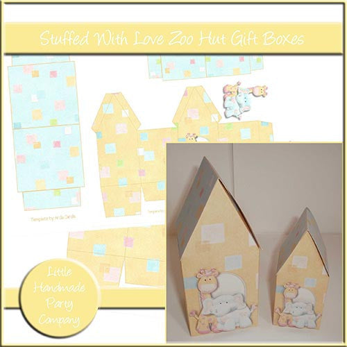Stuffed With Love Zoo Hut Boxes - The Printable Craft Shop